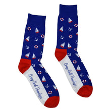 Charger l'image dans la galerie, Sail Away Crazy Socks - Crazy Sock Thursdays
