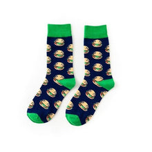 Load image into Gallery viewer, Burgers Crazy Socks - Crazy Sock Thursdays
