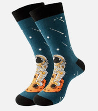 Load image into Gallery viewer, Chilling Astronaut - Crazy Sock Thursdays
