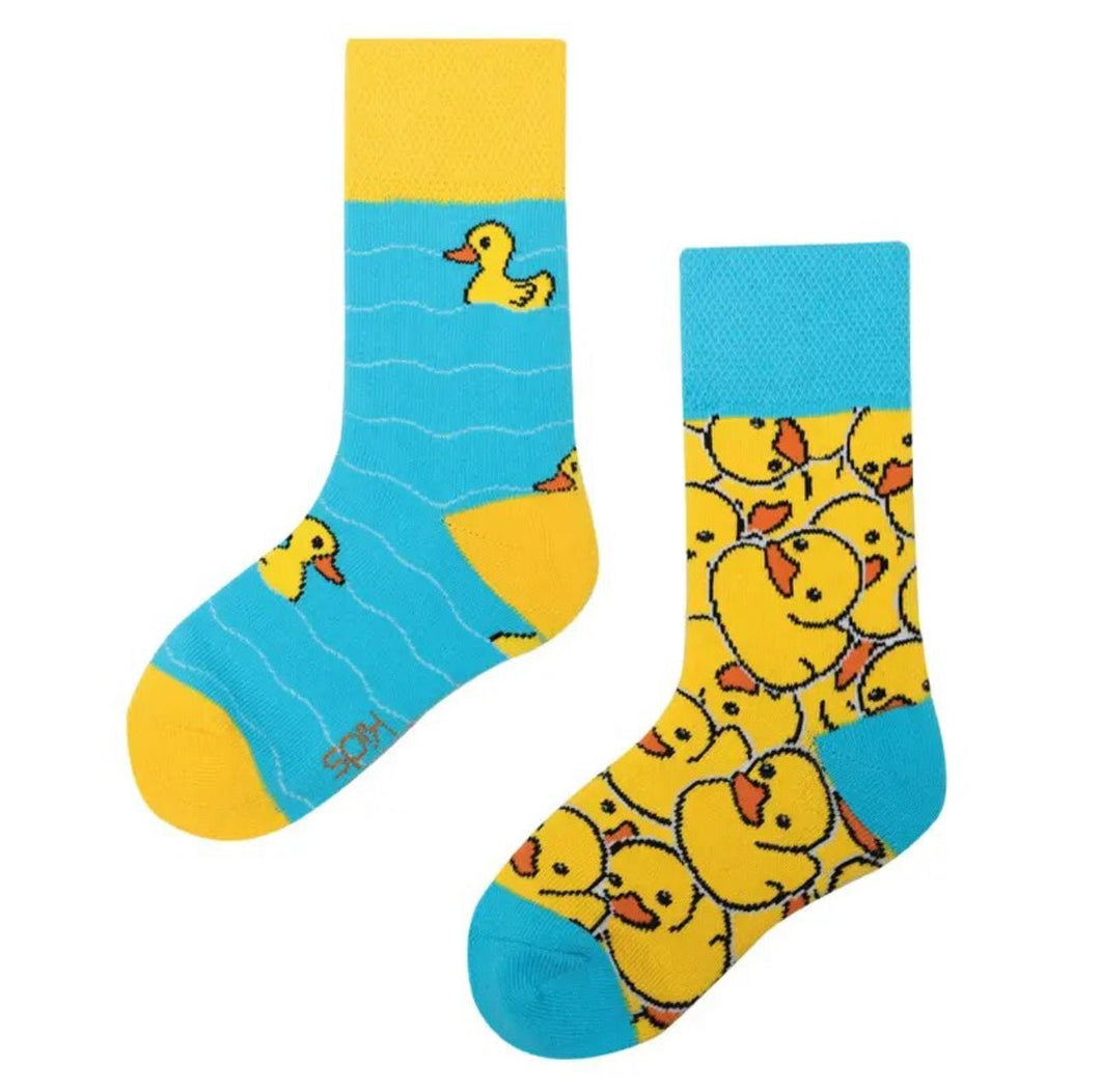 Ducklings Odd Paired Kids Crazy Socks - Crazy Sock Thursdays