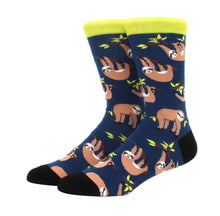 Load image into Gallery viewer, Everyone Loves Sloths Crazy Socks - Crazy Sock Thursdays

