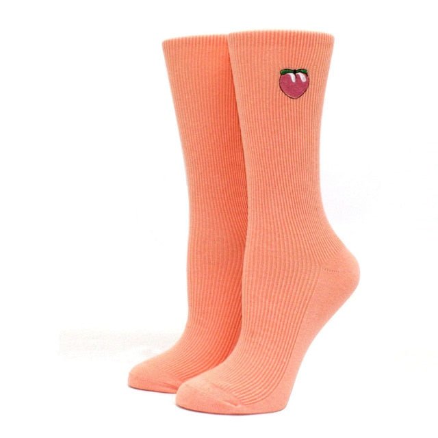 The Subtle Peach Crazy Socks - Crazy Sock Thursdays